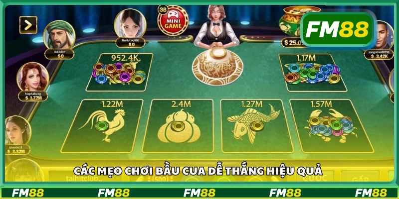 Những bí quyết giúp chơi bầu cua dễ thắng hơn