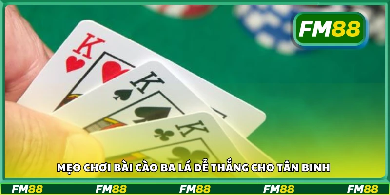 Hướng dẫn mẹo hiệu quả cho tân thủ Bài Cào